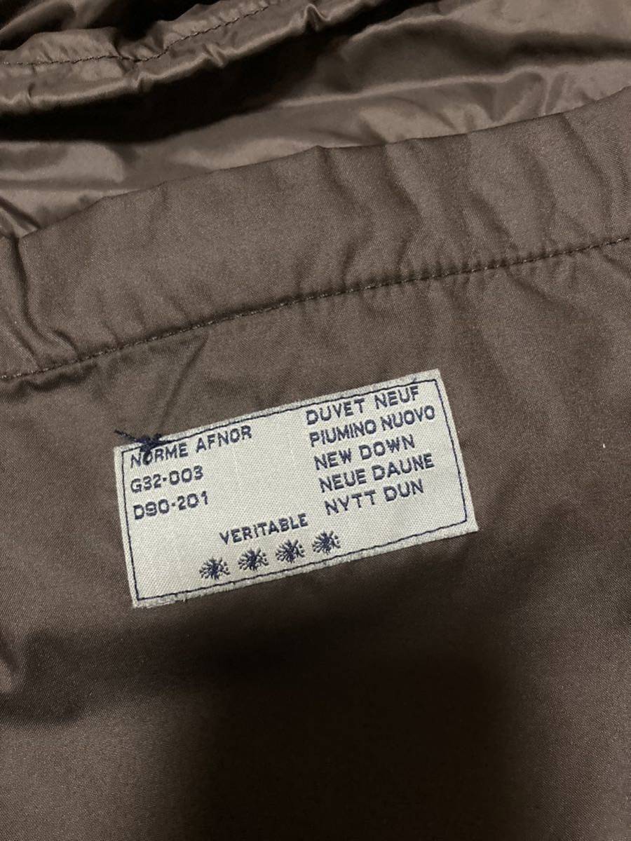 青タグ MONCLER PARIS ダウンジャケット 2 ブラウン 茶 青タグ MONCLER PARIS ダウンジャケット 2 ブラウン 茶