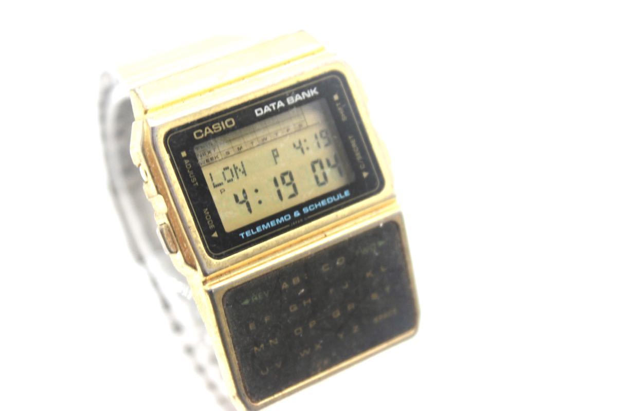 CASIO カシオ データバンク デジタル 腕時計 メンズ　クォーツ　稼働中_画像4