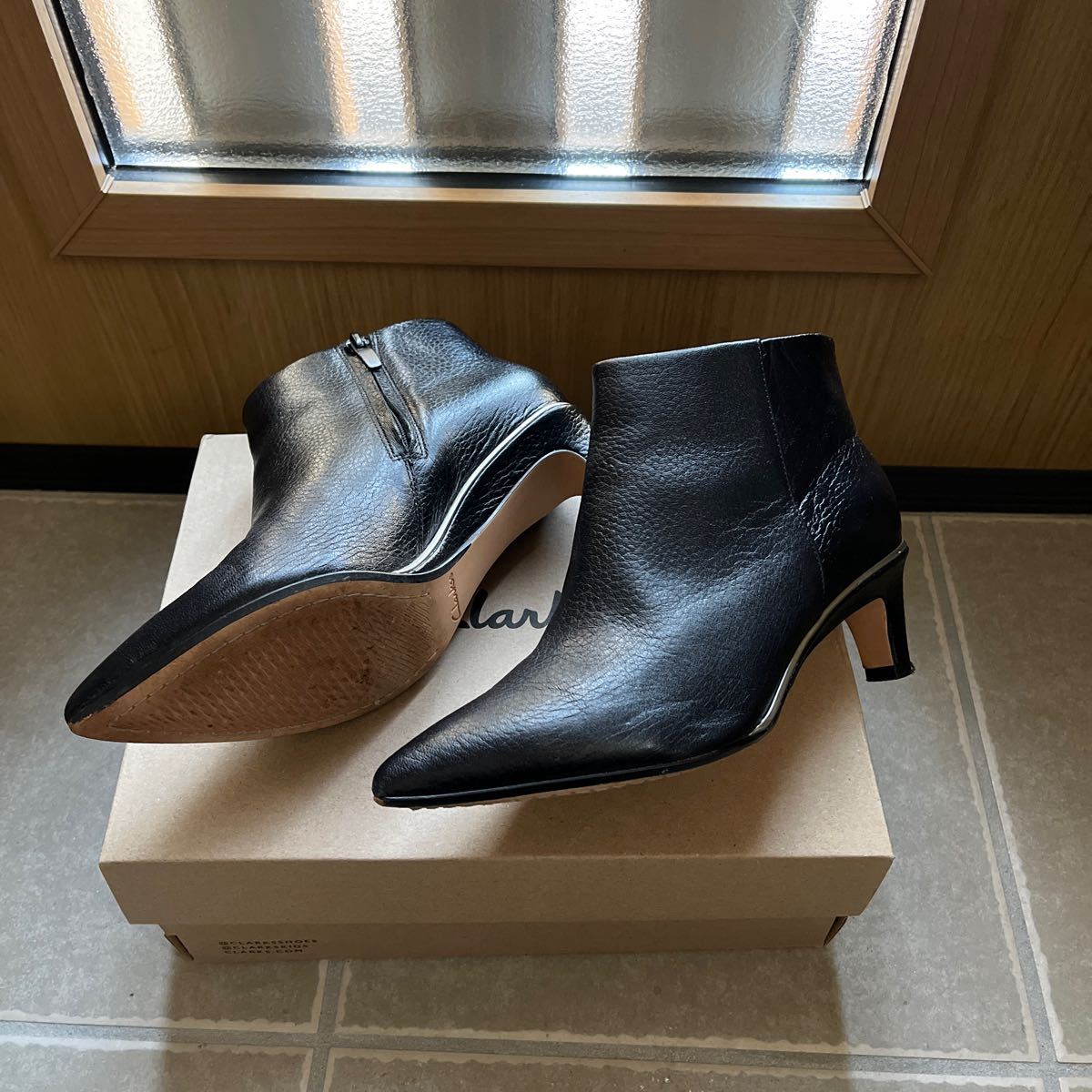 [ beautiful goods ] Clarks Clarkspo Inte dotu bootie 37