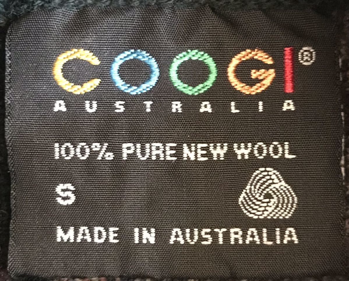 超レア 圧巻の幾何学模様&稀少タートルネック 芸術 強烈な個性 90's vintage ★ COOGI AUSTRALIA ★ クージー 3D ウール ニット セーター S_画像10