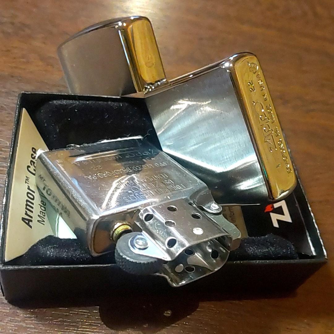 ジッポ zippo アーマー #162 クロムサテン チューニング 動画あります。_画像9