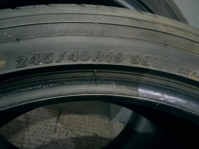 中古 ヨコハマ タイヤ AVID ENVigor 245/40R19 22年15周目 4ホン_画像3