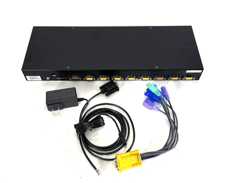 NEC CS1308 KVM Switch Unit 8port PS/2-USB KVM Switch 即決 12-13-1_画像1