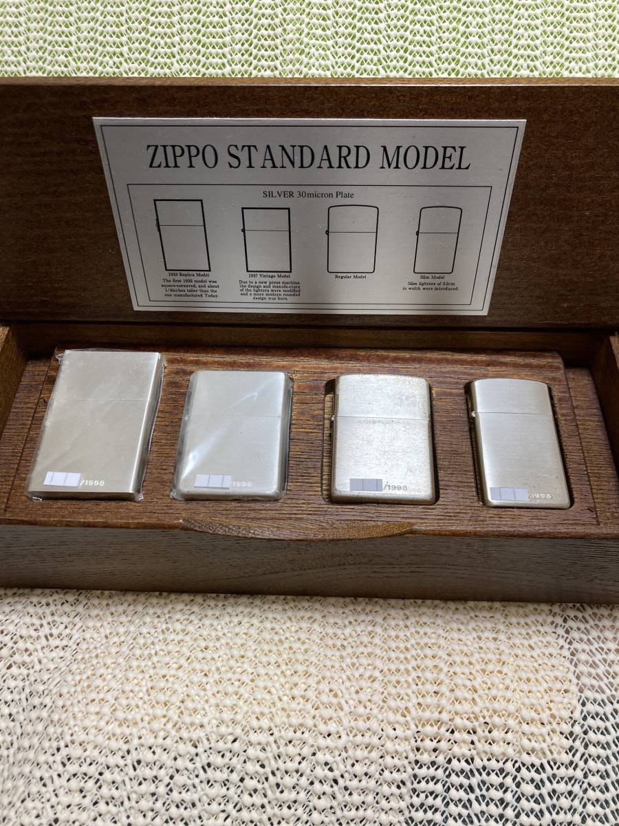 ZIPPO ジッポーライター スタンダードモデル 木箱入り_画像1