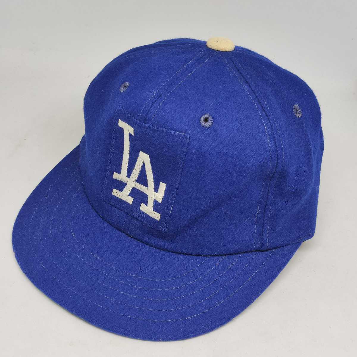 LA Dodgers ドジャース キャップ キッズS ウールナイロン MIZ Mac MIZUNO 美津濃 ヴィンテージ 当時物 ミズマック チビっ子大リーガー_画像1