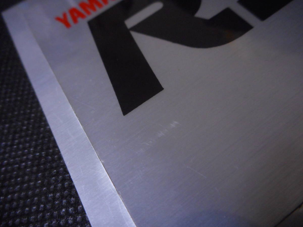 ヤマハ RSSステッカー レーシングサービスショップ 未使用 擦れやキズあり 当時物 貴重かも 長期保管品 YAMAHA Racing Service Shop_画像7