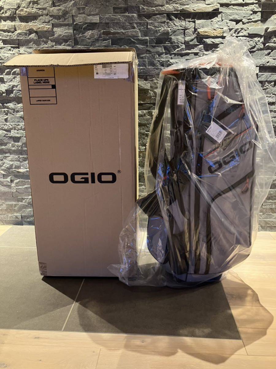 新品 ogioオジオ Woode Hybrid Bag キャディバッグ 10型 スタンド 47インチ グレー_画像1