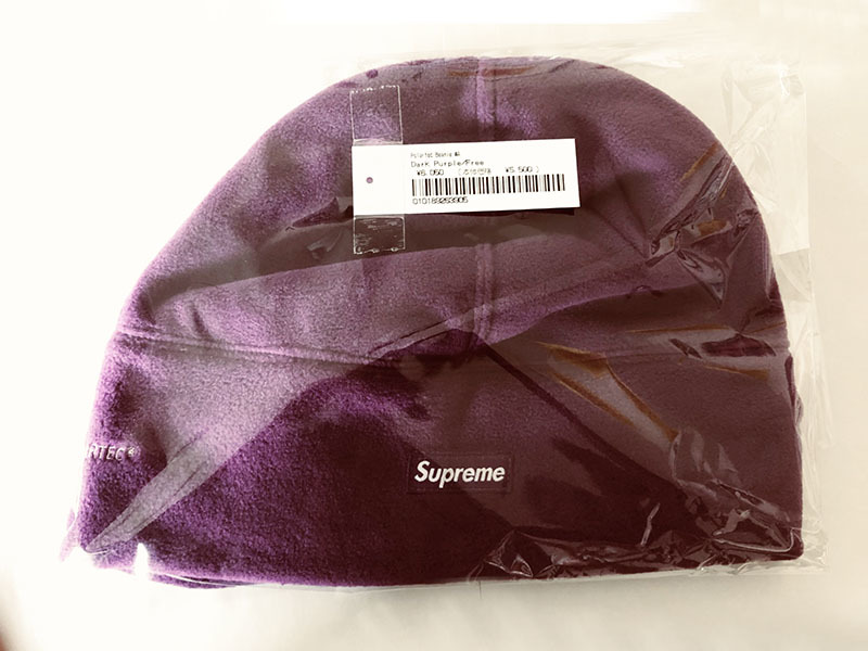 新品・未使用★23AW Supreme Polatec Beanie/シュプリーム フリース ビーニー キャップ/パープル_画像5