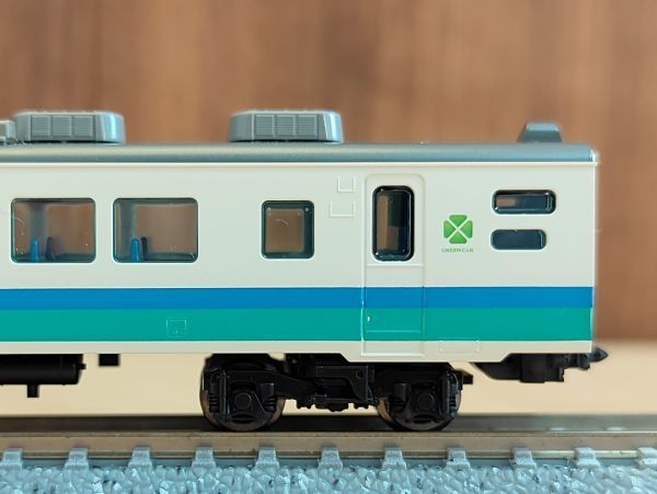 TOMIX 98215 JR 485系特急電車（上沼垂色・白鳥）基本セットAより サロ481 （T）GU車 グリーン車 【送料無料】クハ481 モハ485 雷鳥 連結に_画像8