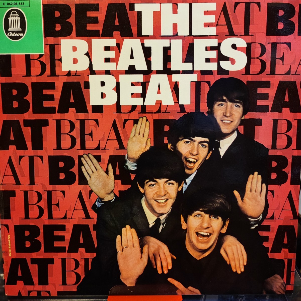 レア！独盤 LP THE BEATLES BEAT ビートルズ 初期ベスト 1969年 美しい両面コート 極上の画像1