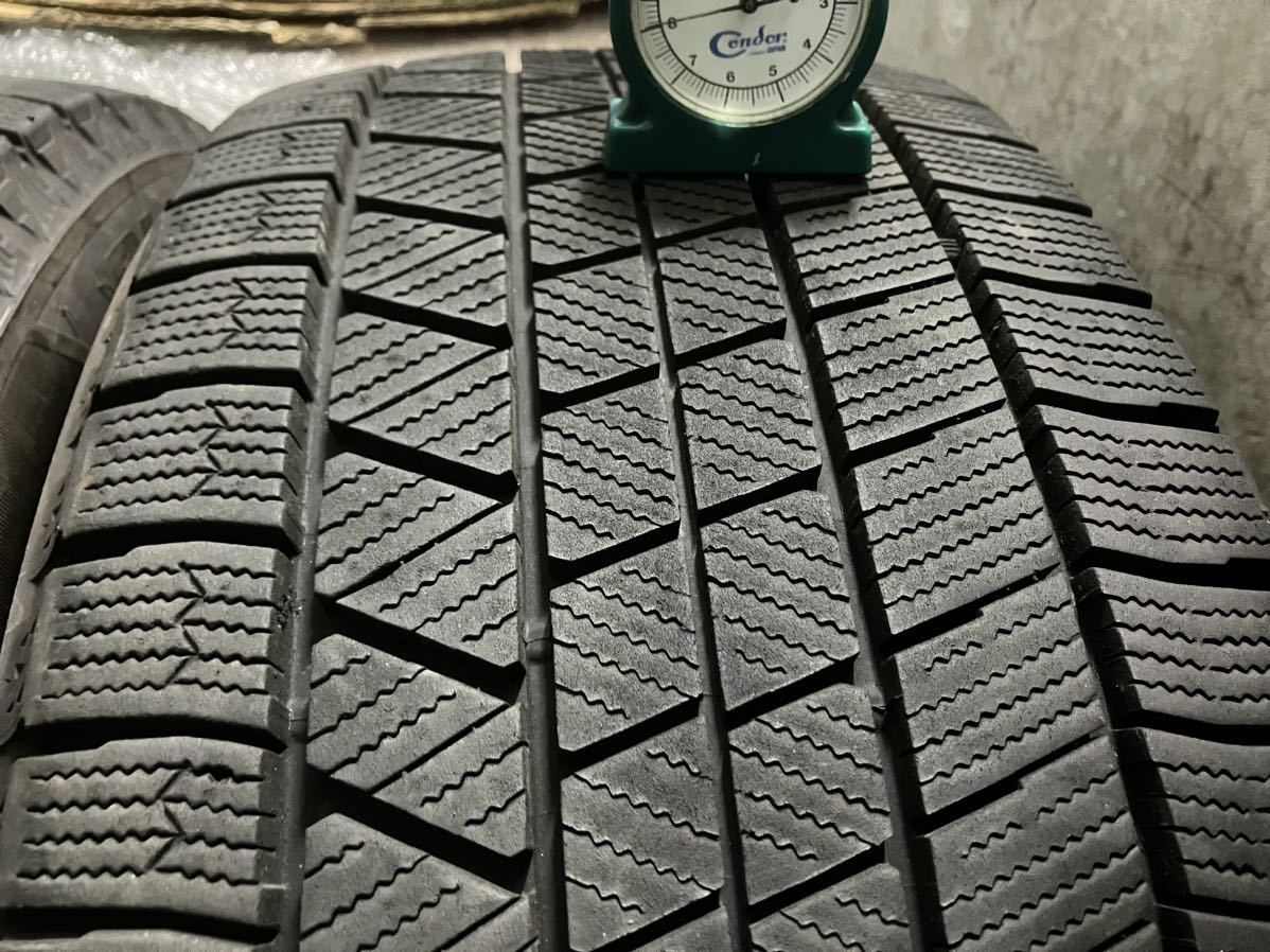 ブリヂストン ブリザック VRX3 245/40R19 21年製造 バリ山 低走行薄いヒゲ残り有8.0〜7.8mm4本セット9分山以上引き取り可岐阜BS最新モデル_画像3