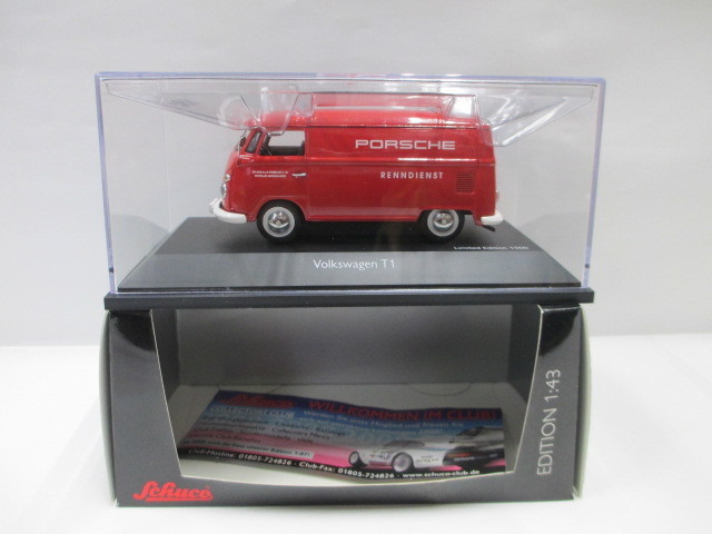  new goods 1/43 Schuco Volkswagen T1ka stain Porsche out of print 