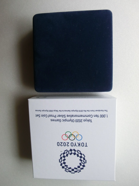 東京2020年オリンピック競技大会記念　「引継ぎ」千円銀貨プルーフ貨幣　第一次