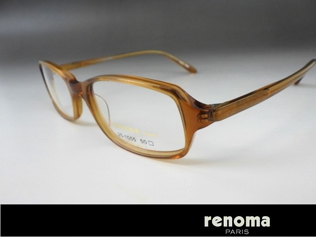 新品◆renoma【レノマ メガネフレーム】ソフトケース付◆眼鏡/めがね/アイウェア_画像3