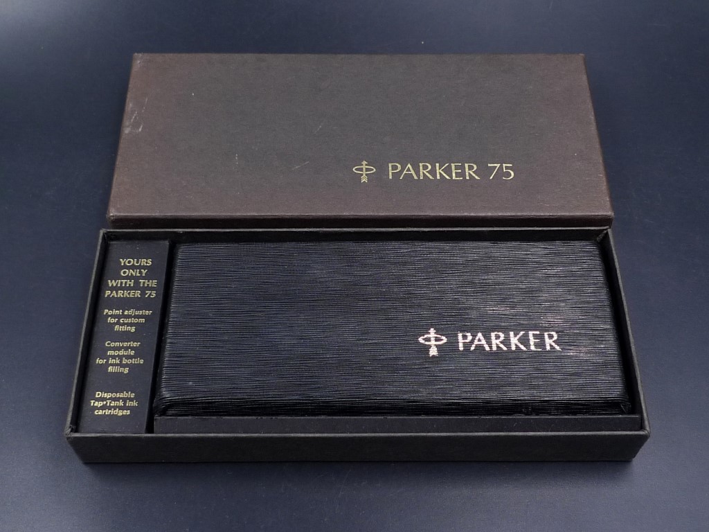 純銀 万年筆 ペン先14K ヴィンテージ PARKER パーカー 75 スターリングシルバー 万年筆 XF 検(シルバー 銀製 吸入式 カートリッジ式 両用_画像10