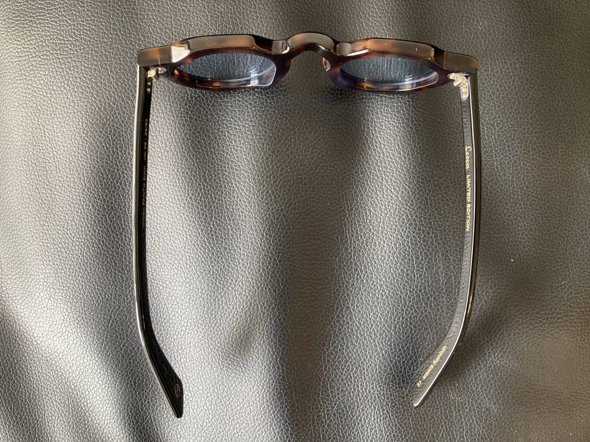 【正規品、美品】Lesca Lunetier Upcycling acetate Crown Panto 8mm レスカ アップサイクリング・アセテートコレクション　クラウンパント_画像3