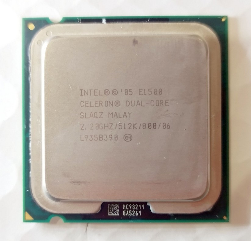 CPU中古品　動作確認品　Intel Celeron DualCore E1500 デスクトップパソコン向け_画像1