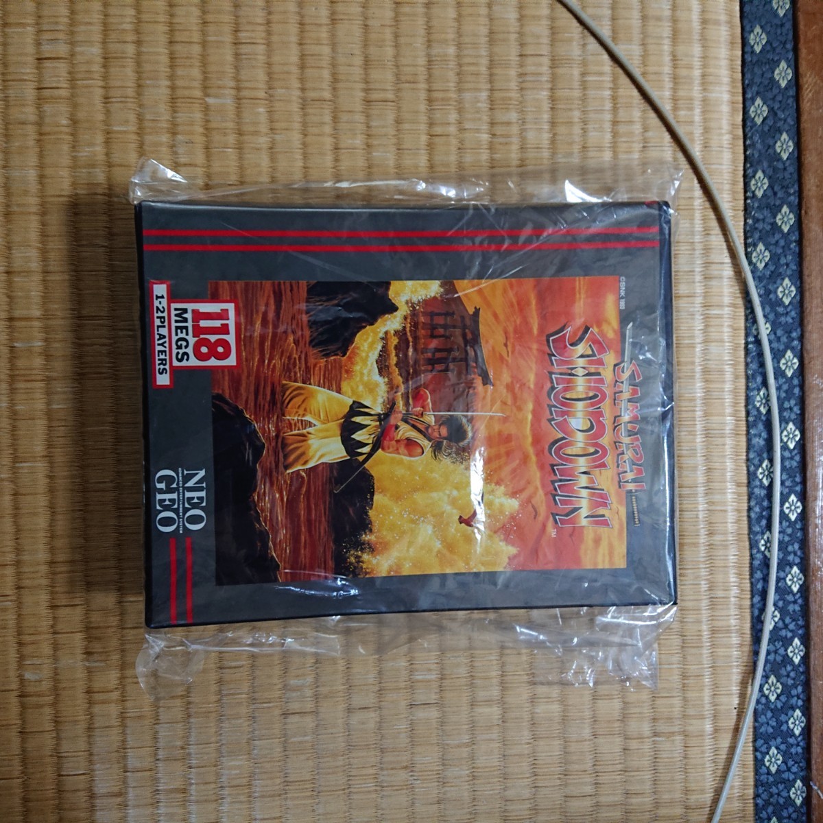 デッドストック SAMURAI SHODOWN 北米版 ネオジオAES NEO GEO AES レア 新品未開封 BRAND NEW 当時物正規品_画像1