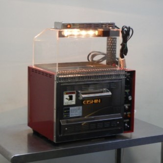 2016年製 エイシン YG-20R 焼きいも器 W430D345H480mm 100V 1.25kw 24kg 照明付アクリルフード付属 石焼き芋 やきいも 機
