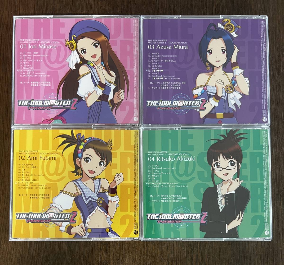 アイドルマスター THE IDOLM＠STER MASTER ARTIST ２ -Second Season- 全４枚セット 収納BOX付き_画像4