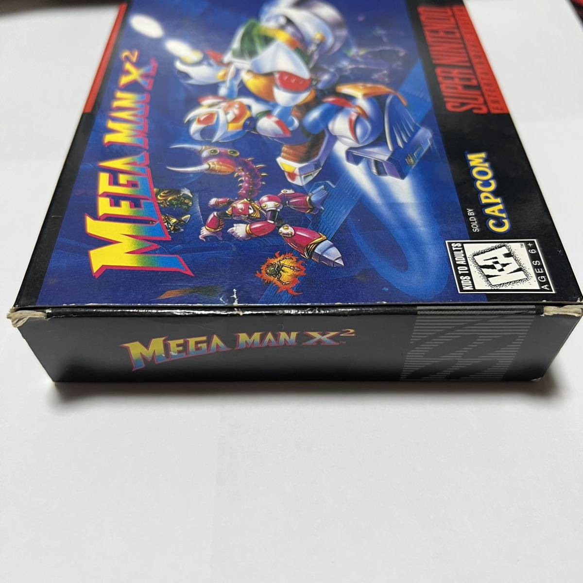 SNES 海外版 MEGA MAN X2 ロックマンX2 Rockman X2 国内未発売 Super Nintendo SFC スーパーファミコン レア 激レア 北米版 CAPCOM_画像7