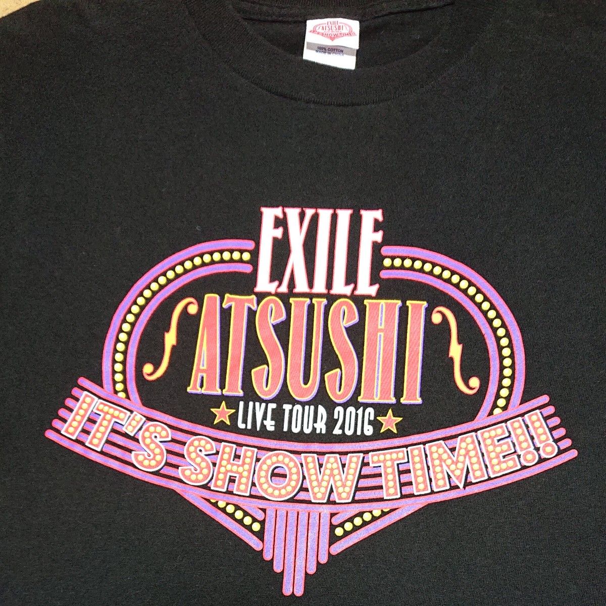EXILE ATSUSHI LIVETOUR2016 IT’S SHOW TIME!! エグザイル アツシ ライブtシャツ