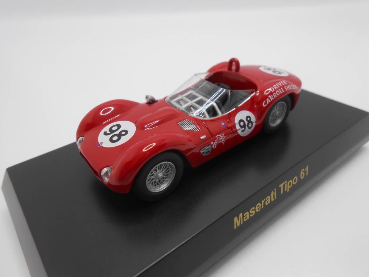 1/64　京商　マセラティ　MASERATI　Tipo 61　レッド　コレクション　ミニカー　 _画像1