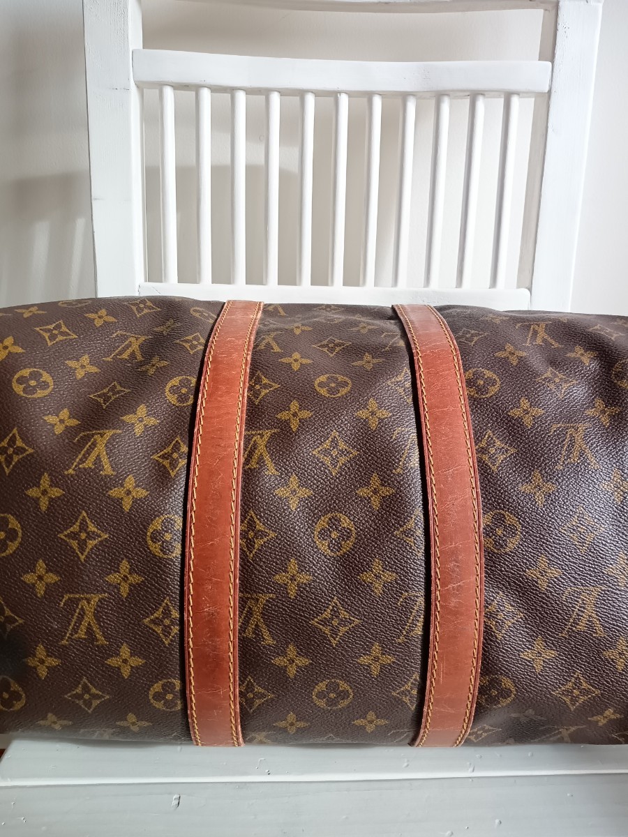 LOUIS VUITTON☆。゜キーポル45.. モノグラム ボストン。ヴィンテージ。ジャンク。 ルイヴィトン☆。_画像5