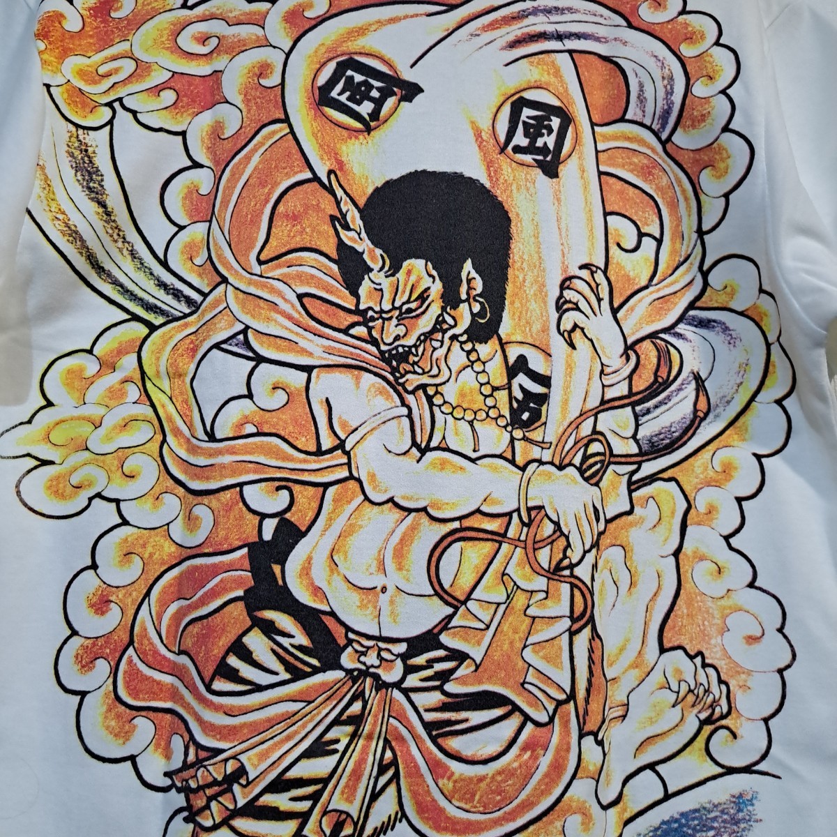 [UNKNOWN] 風神 和柄 半袖Tシャツ [サイズ:M] 検/ 雅結 クロップドヘッズ 絡繰魂 華鳥風月 satori 参丸一 錦 胤富仁帝 泥棒日記 百花繚乱