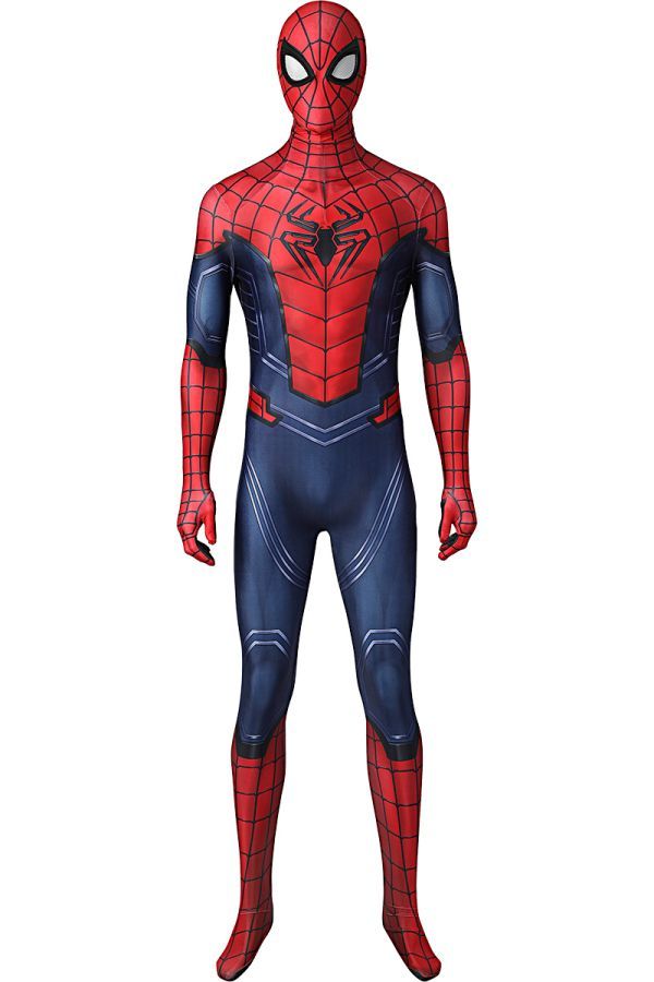 cox555スパイダーマン Spider-Man アベンジャーズ ピーター・パーカー 全身タイツ ジャンプスーツ コスプレ衣装_画像1