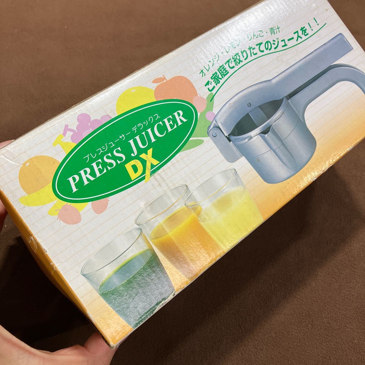 LM123001 美品 プレスジューサー デラックス ★ 絞り器 PRESS JUICER DX 絞れたてジュース★_画像6