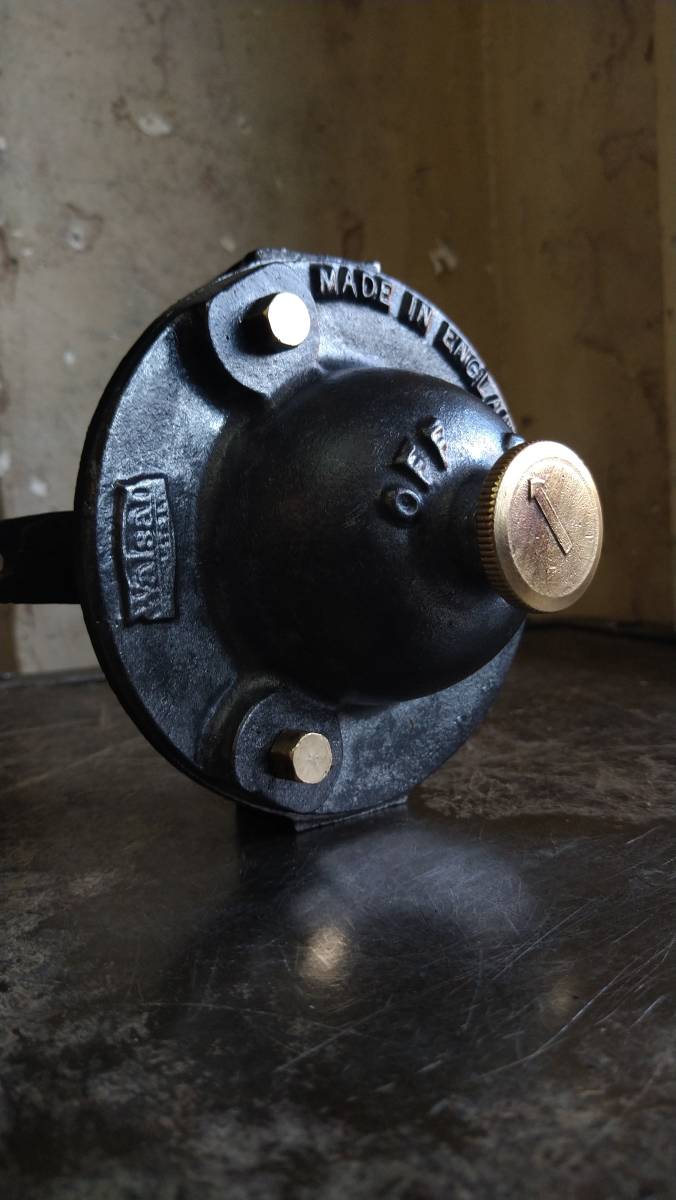 英国製 1連 ロータリー スイッチ ビンテージ インダストリアル vintage industrial Walsall rotary switch 1gang Made in England 1950年