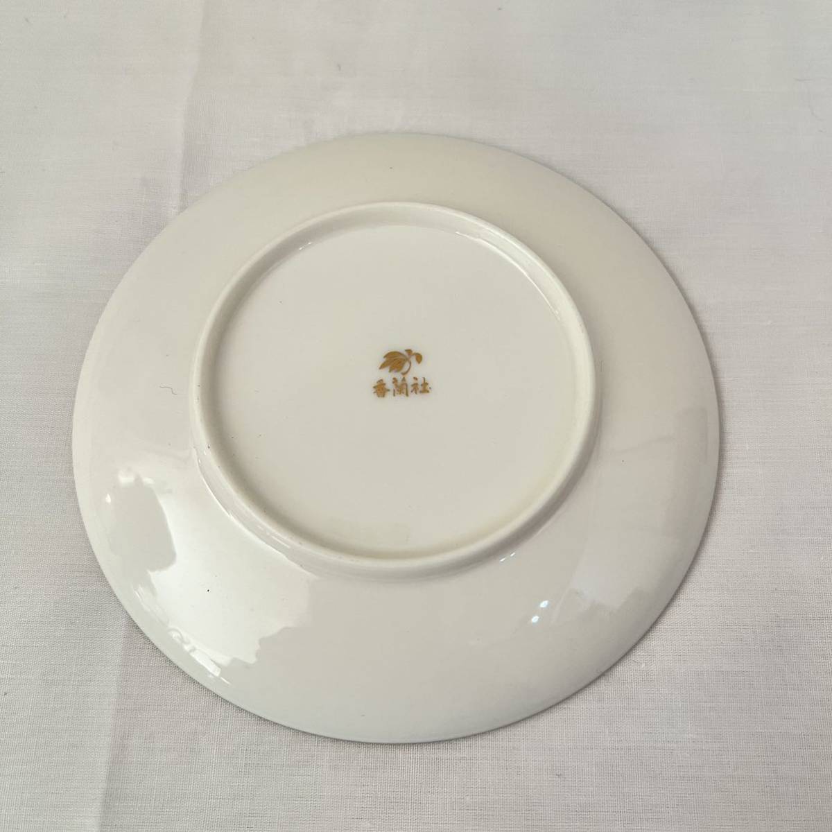 香蘭社 シクラメン 銘々皿揃 5皿　和食器 小皿 ブルー_画像4