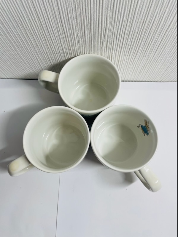 C-MCC1　【1円スタート】陶磁器 中古 WEDGWOOD ウェッジウッド ピーターラビット プレート PETER RABBIT 皿 小皿 マグカップ ジャスパー_画像5