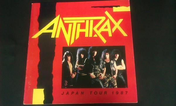 　アンスラックス　ANTHRAX 1987 年ツアーパンフレット中古_画像1