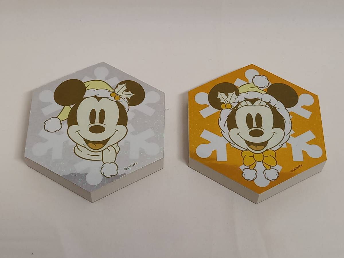 ●　ディズニー　 Disney　 チップ＆デール 　ミニぬいぐるみ　ミッキー＆ミニー　メモパッド　お菓子空箱4つ＋おまけ_画像6