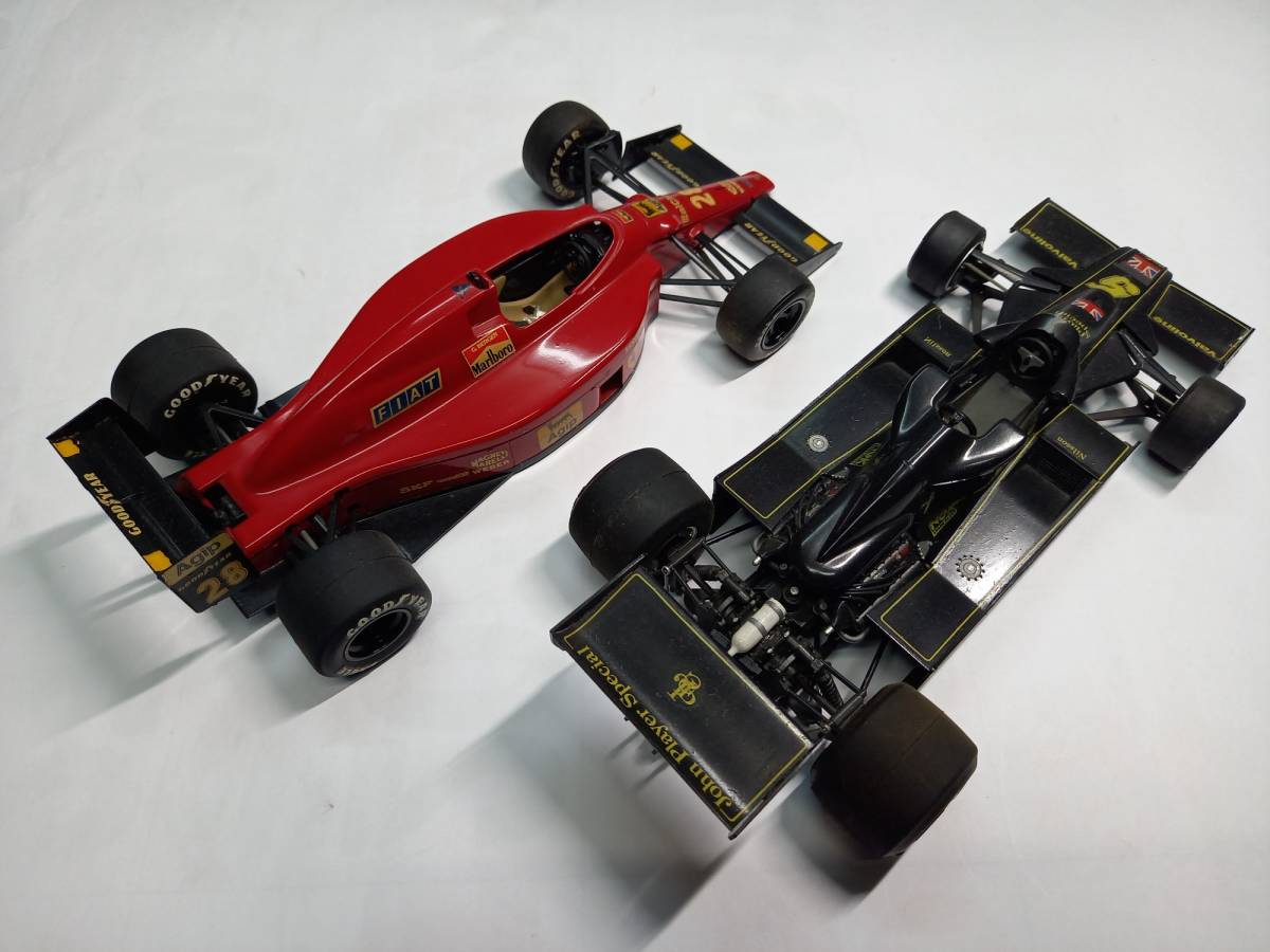 ★ タミヤ　1/20 フェラーリ　ロータスJPS　完成品 2台セット_画像2