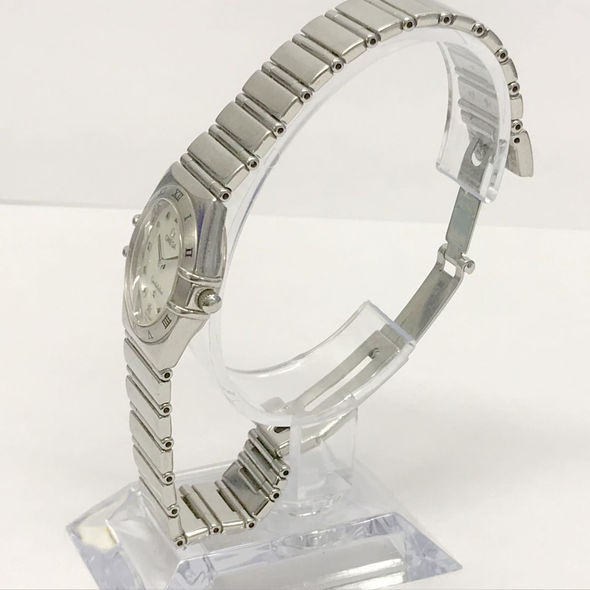 Z278-O15-4229◎ 【電池交換済み】OMEGA オメガ Constellation コンステレーション Cal.1456 795 1241 シエル文字盤 レディース クオーツ_画像2