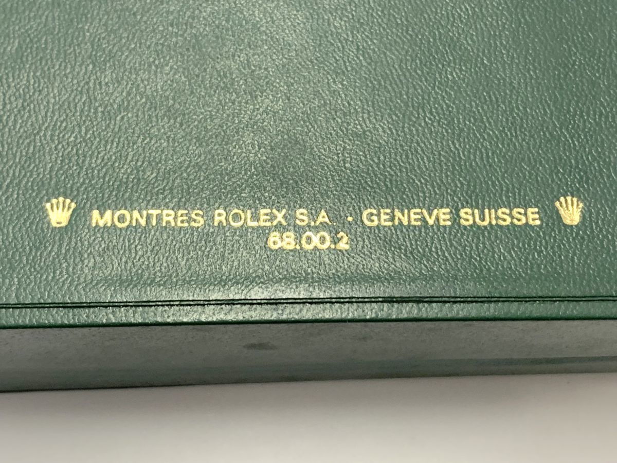 A411-00000 ROLEX ロレックス 時計ケース ウォッチケース ボックス 空箱 空き箱 緑 グリーン 68.00.2 約10x14.5x5cm ⑥_画像5