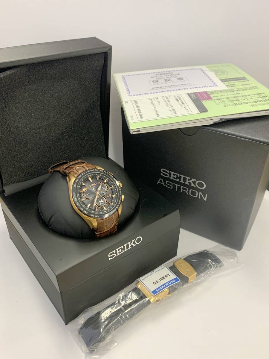 Z506-O15-4094 SEIKO セイコー ASTRON アストロン 8X53-0AC0-2 ブラック文字盤 デイト メンズ GPSソーラー 稼働 腕時計 箱付き ⑥_画像10