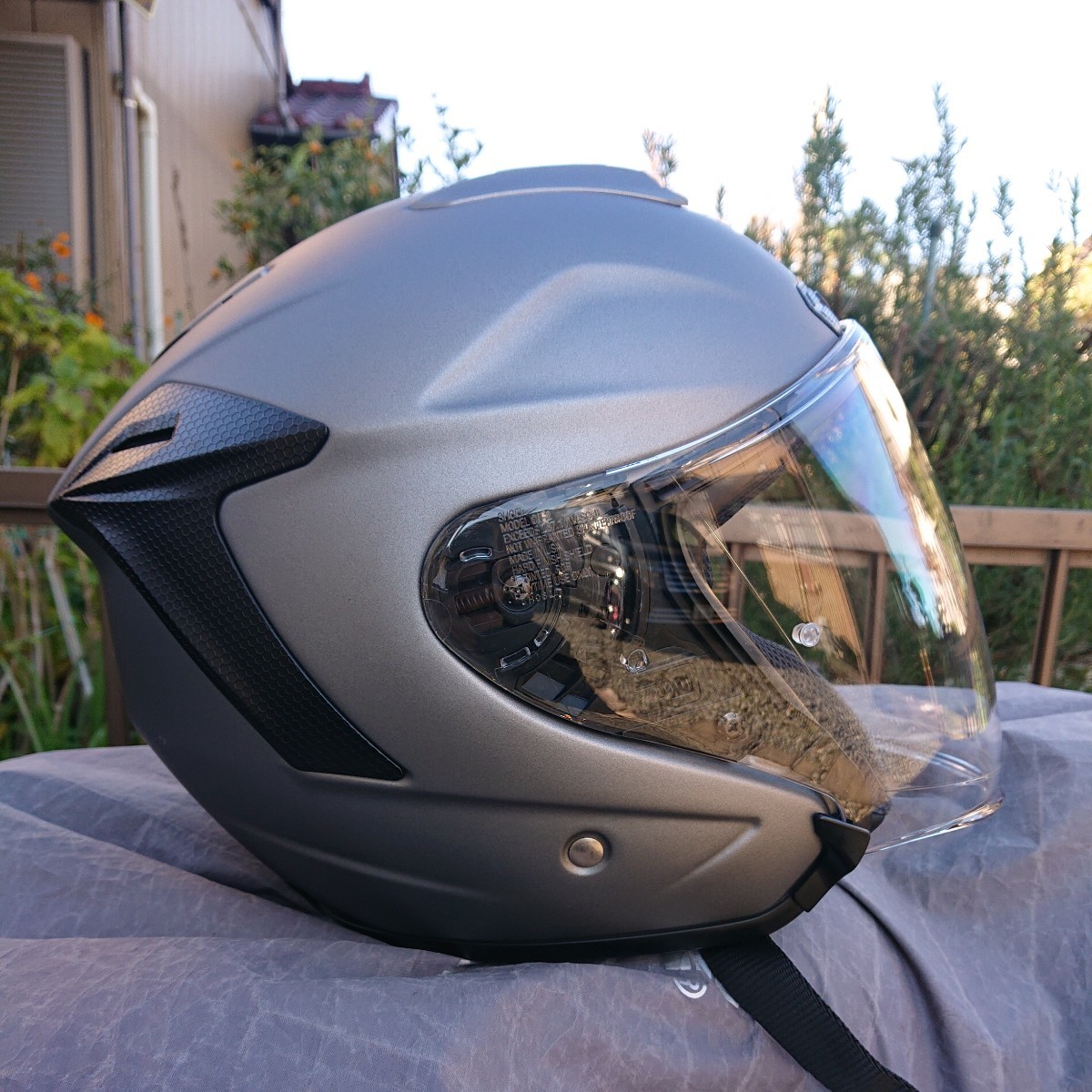 SHOEI ジェット ヘルメット J-FORCE４ ショウエイ ジェイフォース４ Mサイズ 美品_画像3