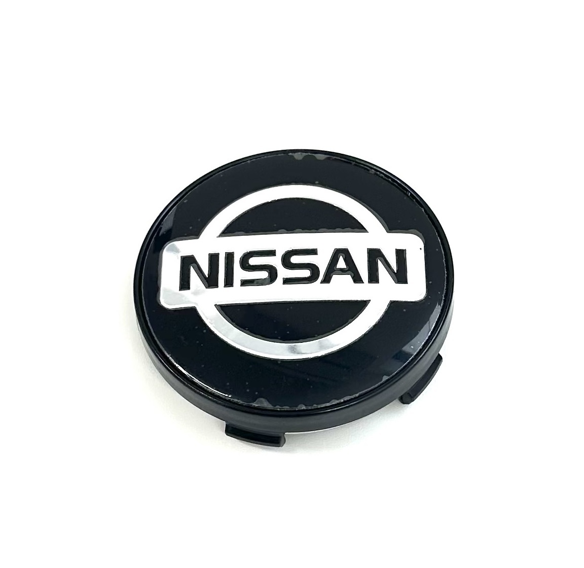 ニッサン ホイール センター キャップ ハブ カバー 60mm バッジ ブラック 4個セット 縁ブラック ニスモ NISSAN_画像3