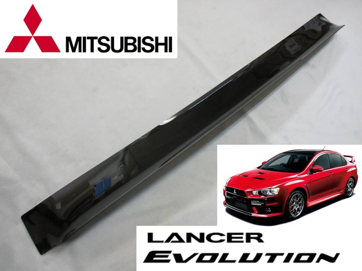 ミツビシ ランサーエヴォリューション ランエボ 10 2.0 RS X GSR X リア ルーフ バイザー バック ウインドウ ガラス スポイラー JDM USDM_画像1