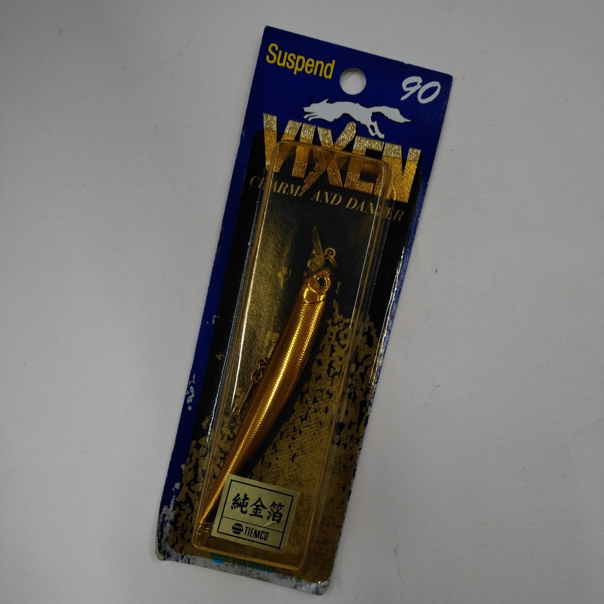 新品 TIEMCO ティムコ VIXEN ヴィクセン ビクセン VM90SP 006G 90mm 1/4oz サスペンド 純金箔 サクラマス サツキマス_画像1