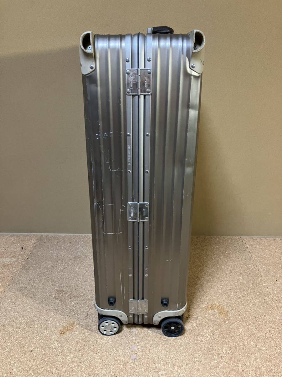 RIMOWA TOPAS TITANIUM 4輪 945.77 98L リモワ トパーズ チタニウム スーツケース_画像6