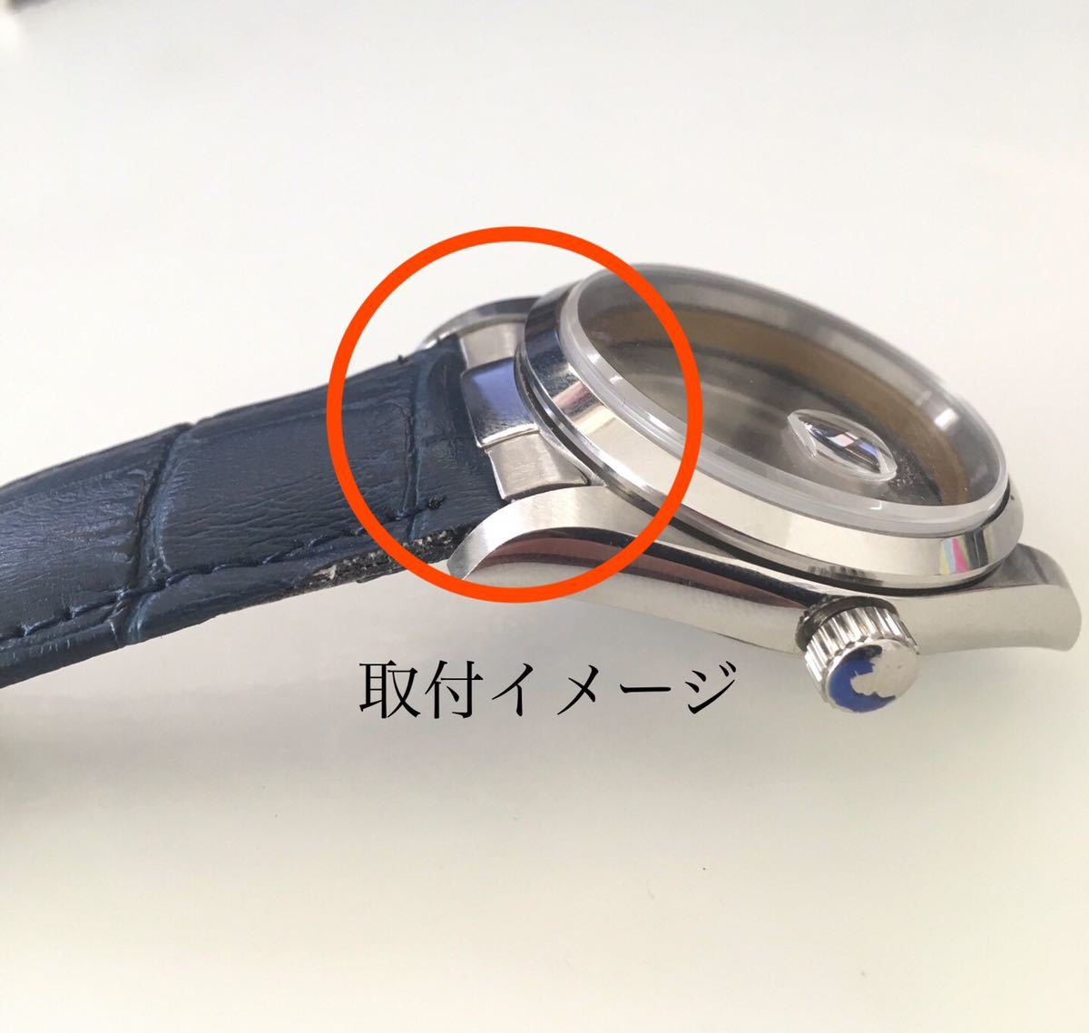 19mm наручные часы кожа ремень для неоригинальный товар flash Fit коврик × полировка центр глянец .. промежуток [ соответствует ]ROLEX Rolex устрица и т.п. 