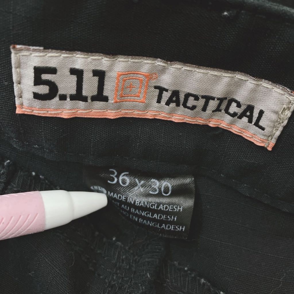 5.11 TACTICAL SERIES タクティカル ダブルニー カーゴパンツ　ミリタリー　ブラック　W36L30 メンズ　XL アメカジ　古着　ストリート_画像7