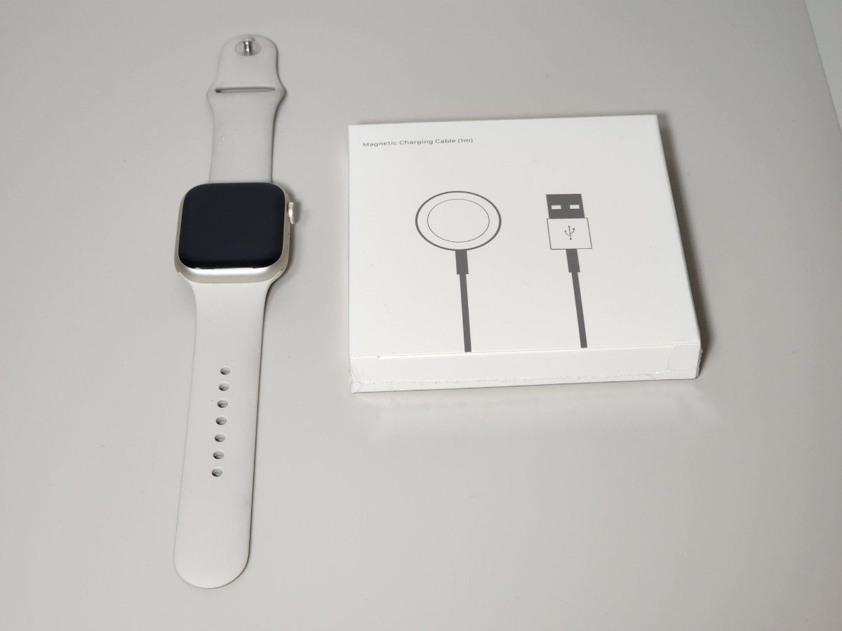 Apple Watch Series 8 MNK73J/A Cellular GPS 45mm スターライト Apple Watch Series 8 MNK73J/A Cellular GPS 45mm スターライト