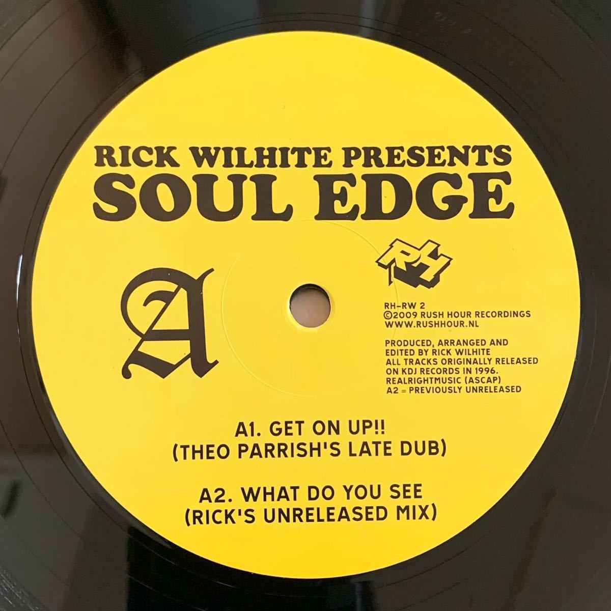 Rick Wilhite / Get On Up!! (Theo Parrish's Late Dub)収録 / Soul Edge (検)Marcellus Pittman / Moodymann / Glenn Underground_画像1