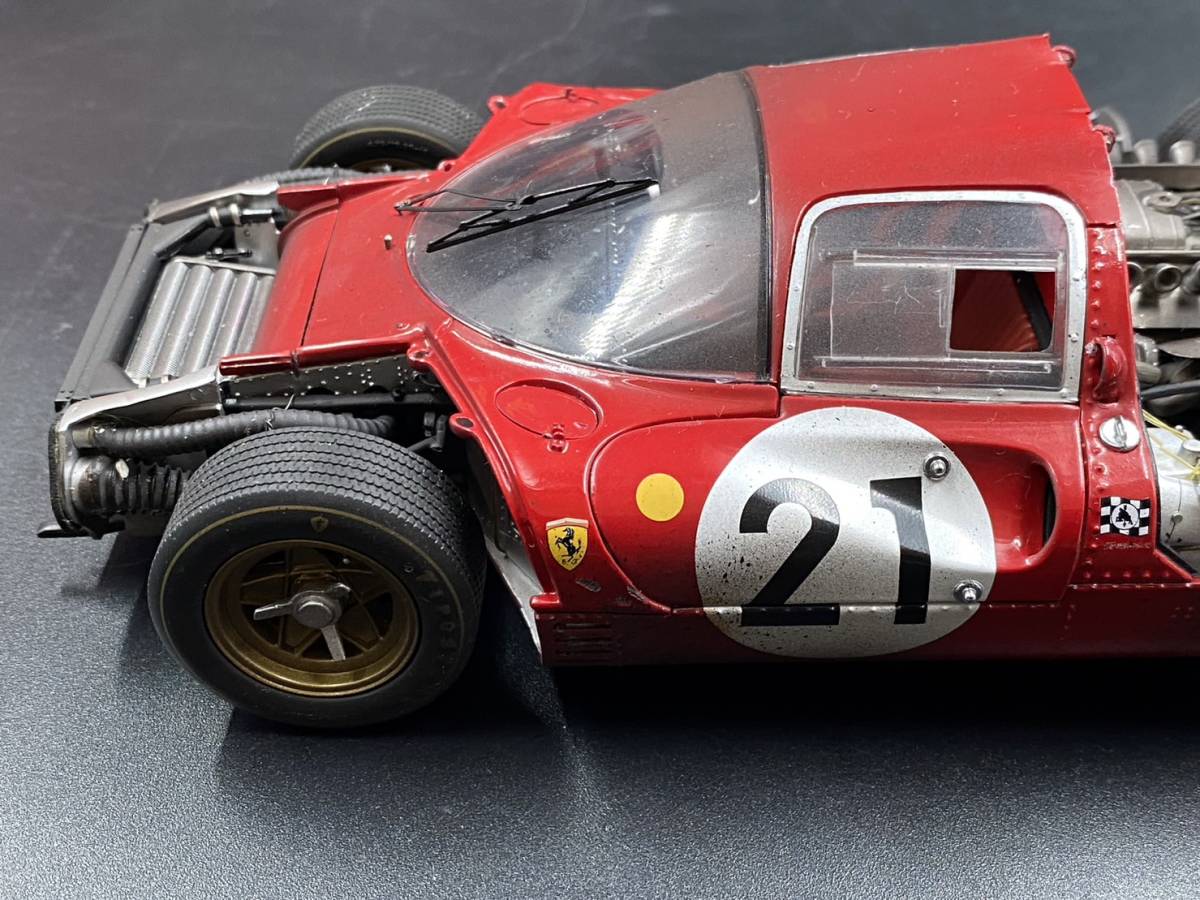 【極美品】激レア 超希少品 フィニッシュライン仕様 GMP 1/18 Ferrari 330 P4 #21 Berlinetta Limited Edition BBR 京商 Exoto G1804105F_画像5